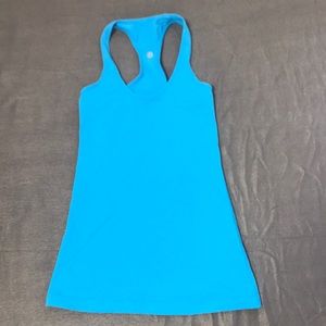 Lululemon Racer Back TankTop Small Turquiose
